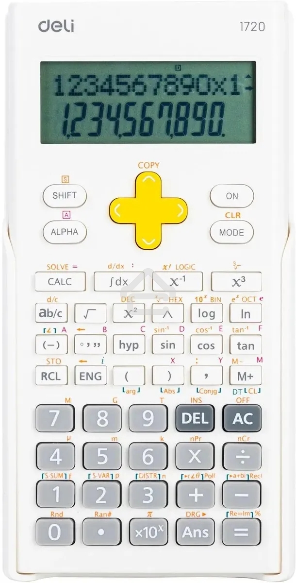 Калькулятор научный Deli E1720-белый белый 12-разр.