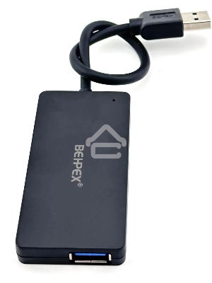 Разветвитель USB 3.0 BPH-3013 4порт. черный