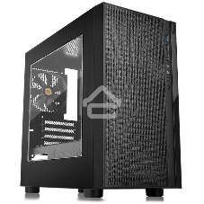 Компьютерный корпус Thermaltake Versa H18 Window черный без БП mATX 2xUSB 2.0 1xUSB 3.0 audio bott PSU