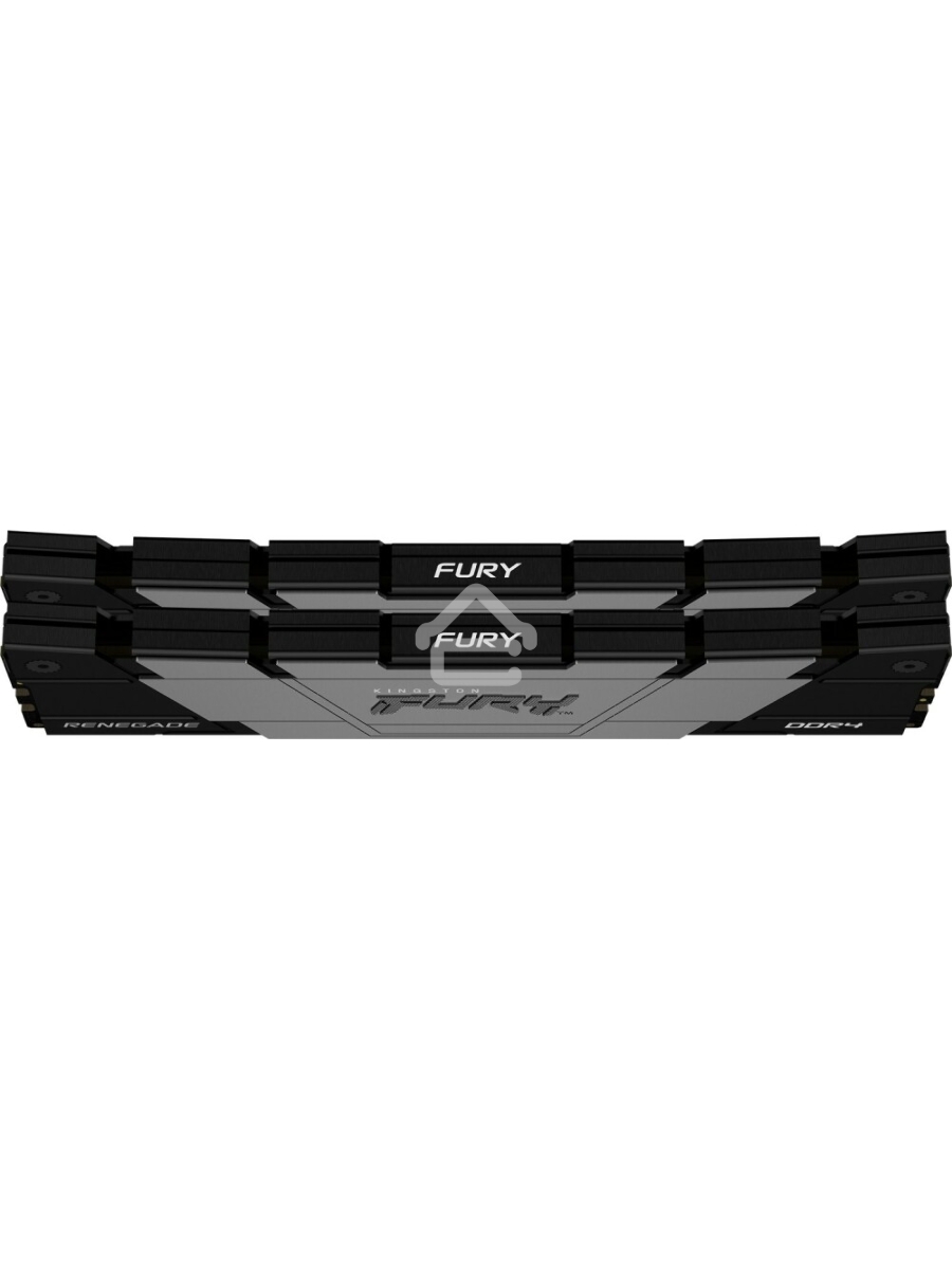 Оперативная память Kingston Fury Renegade, DDR4, 32GB (2x16GB), 3200MHz, CL16, DIMM, с радиаторами, серый/черный
