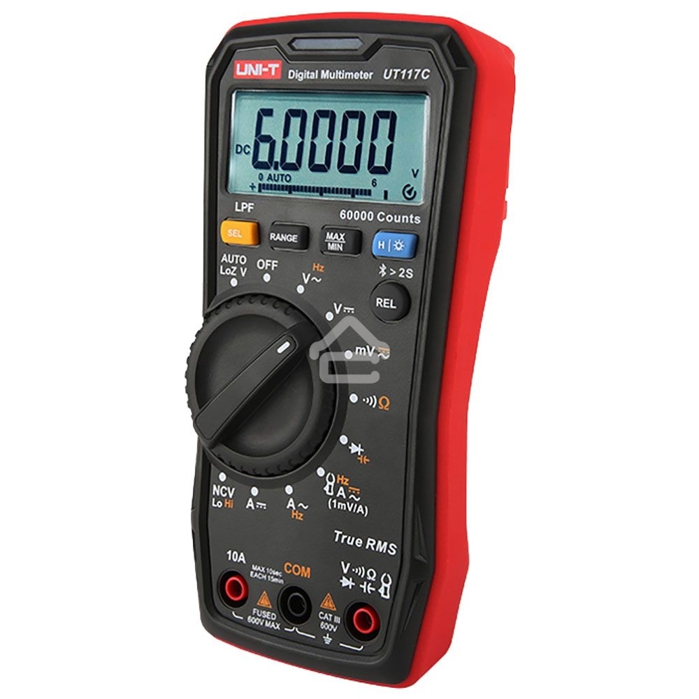 Цифровой мультиметр UNI-T UT117C Bluetooth 60000 отсчетов True RMS