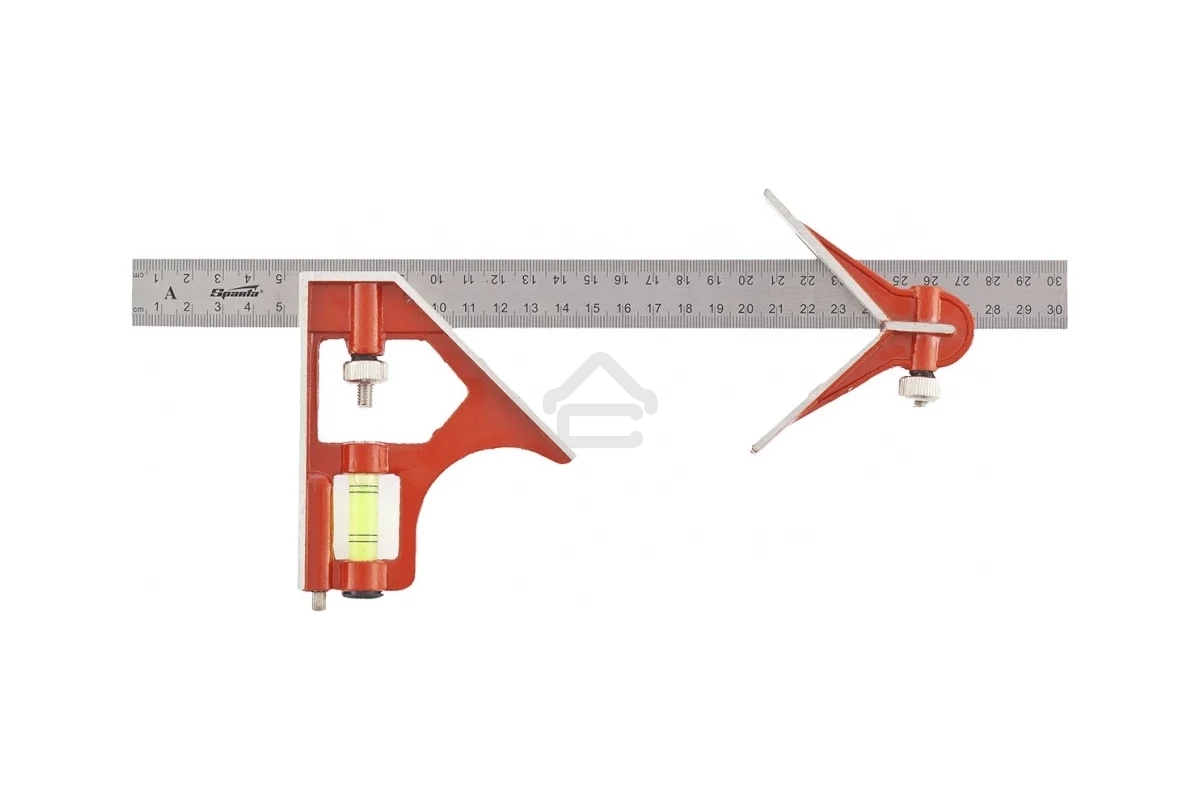 Угольник Sparta 300 мм, металлический, комбинированный