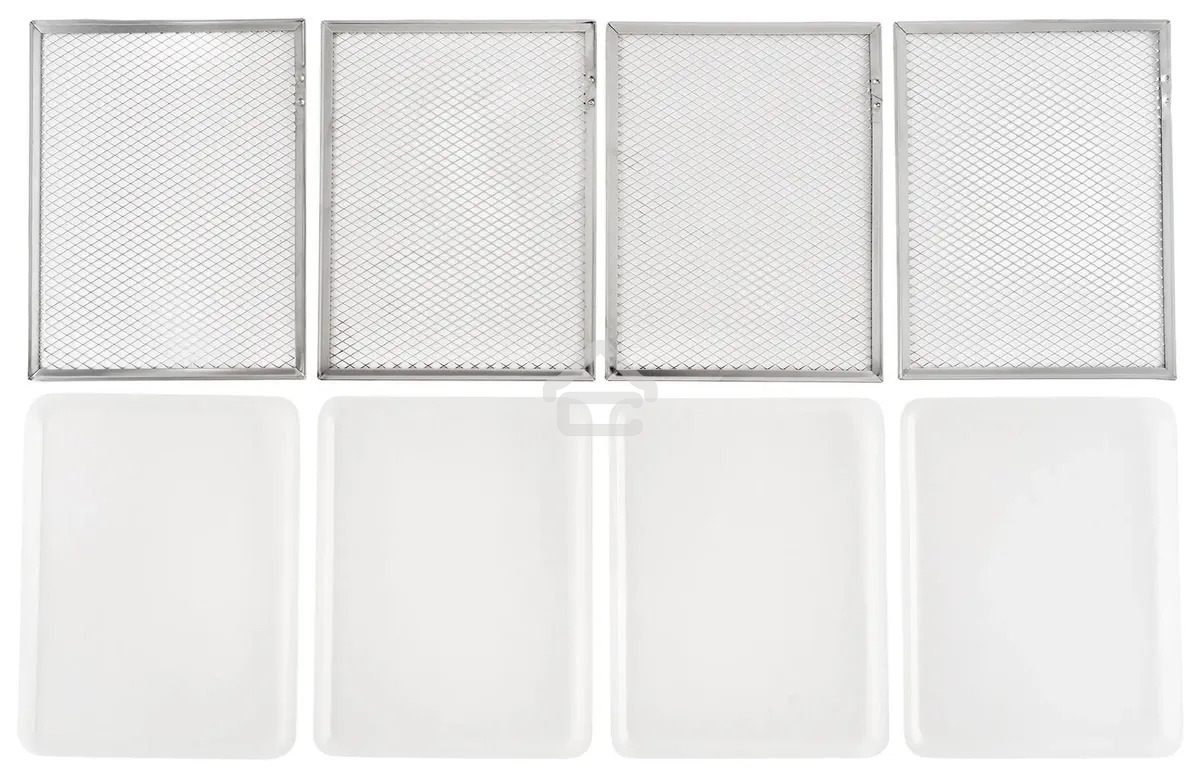 Сушка для фруктов и овощей Hyundai HYFD-1204 8под. 400 Вт, черный