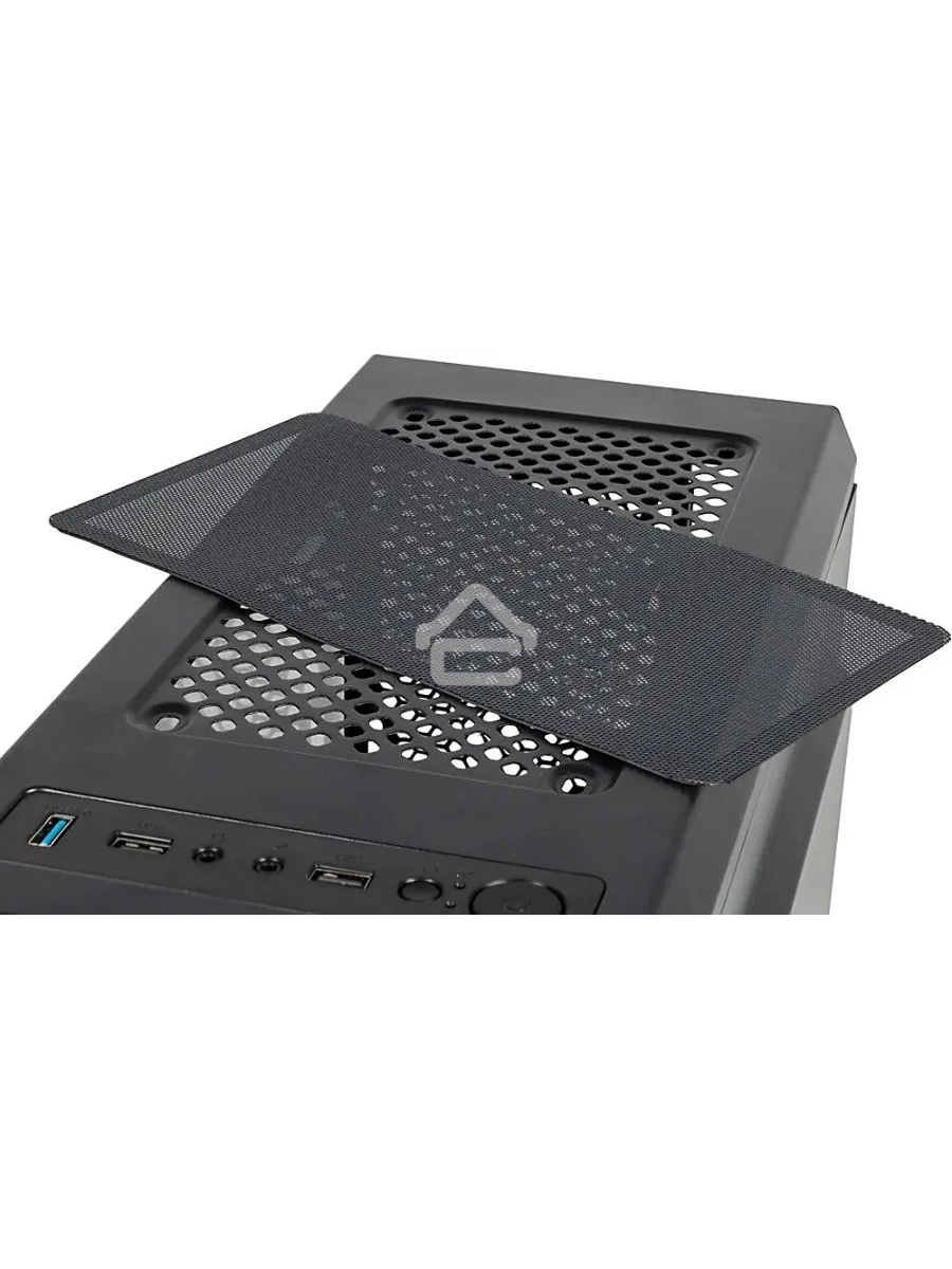 Компьютерный корпус Accord JP-X черный без БП ATX 2xUSB2.0 1xUSB3.0 bott PSU