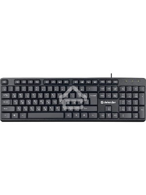 Клавиатура Defender Daily HB-162  проводная, USB, чёрный