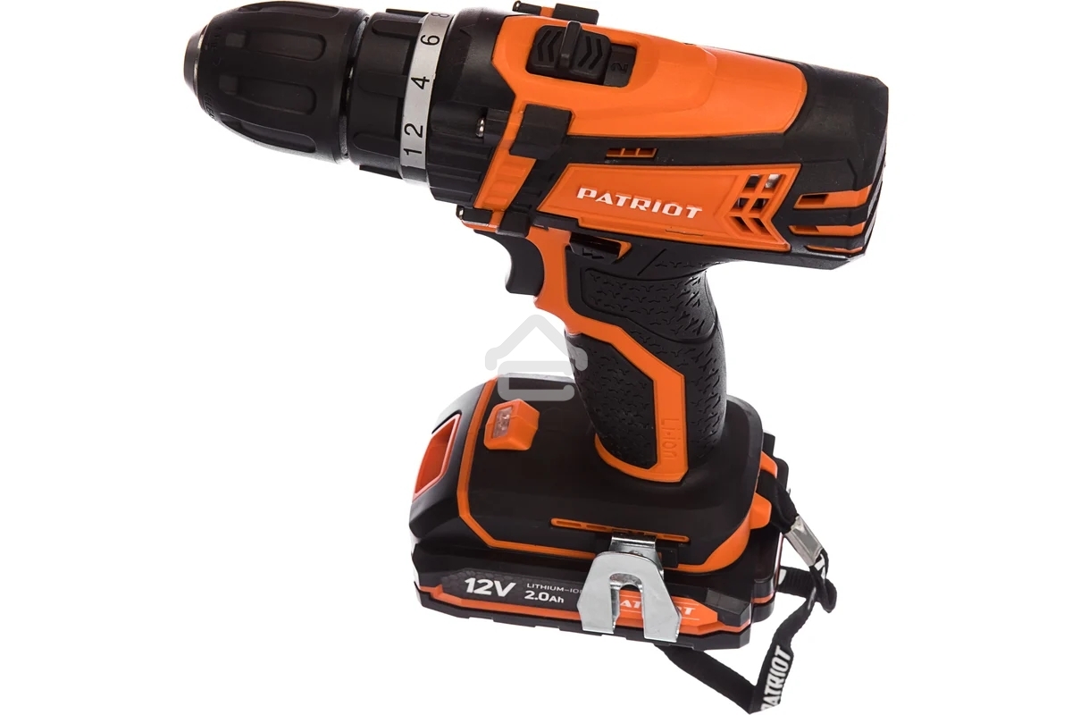Дрель-шуруповерт аккумуляторная Patriot BR 111ES, Аккумуляторная, 12В, 2 АКБ, Кейс