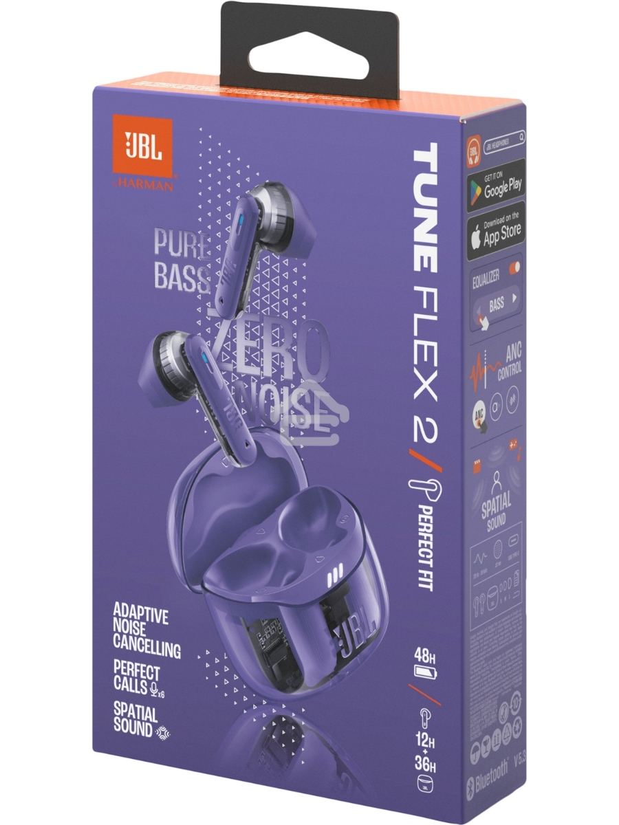Наушники JBL Tune Flex 2 призрачно-фиолетовый