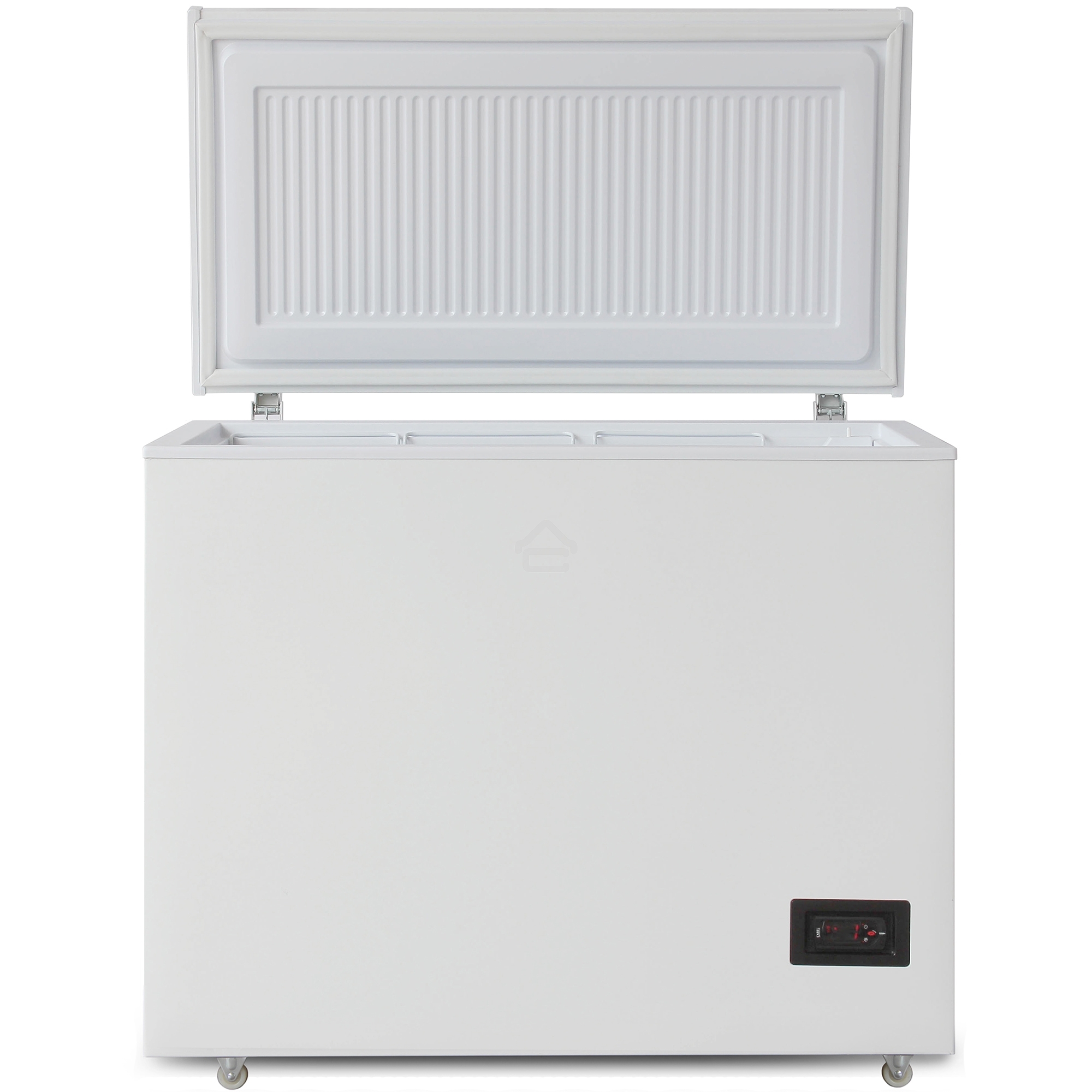 Морозильный ларь Бирюса Б-210KDN, белый с глухой крышкой, 160 л