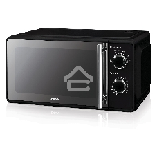 Микроволновая печь BBK 17MWS-794M/B-M черный, 17 л, 700 Вт, поворотный механизм