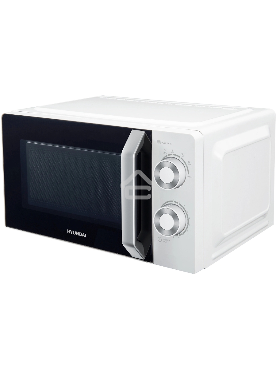 Микроволновая печь Hyundai HYM-M2053 белый, 20 л, 700 Вт, переключатели - поворотный механизм