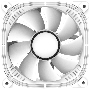 Вентилятор для корпуса Alseye Luna-120-W-R белый, 120 мм, 1800 об/мин, 30 дБ, 4 pin