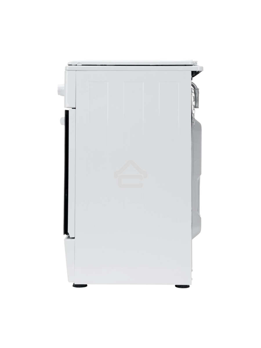 Плита газовая Kraft KF-FSK5301GW белый, конфорок 4 газовых, духовка 58 л, 50 см x 85.5 см x 55.6 см