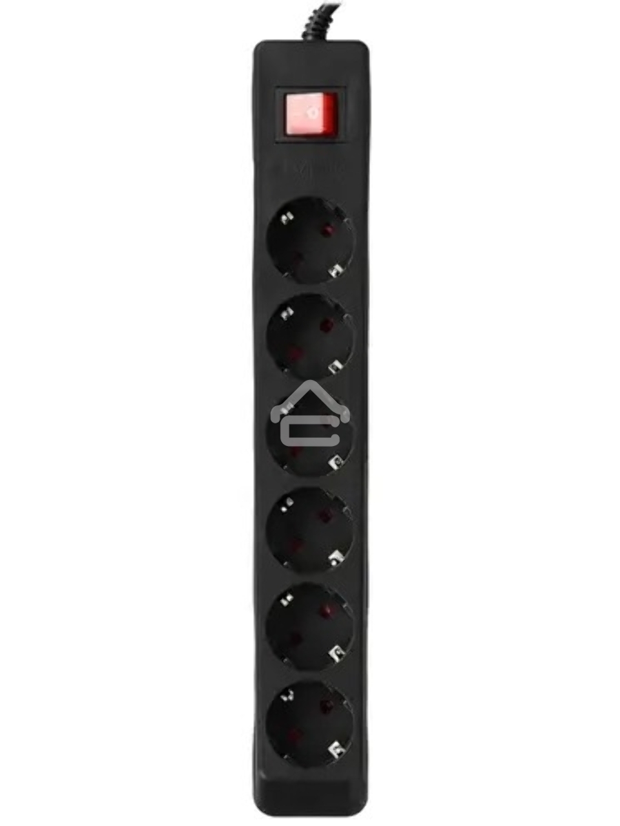 Сетевой фильтр SVEN Optima 1,8 м (6 розеток с защитными шторками) черный, цветная коробка