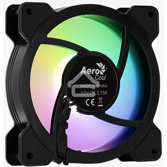 Вентилятор для корпуса Aerocool / Formula Mirage 12 ARGB черный, 120 мм, 1300 об/мин, 17.8 дБ, 6 pin