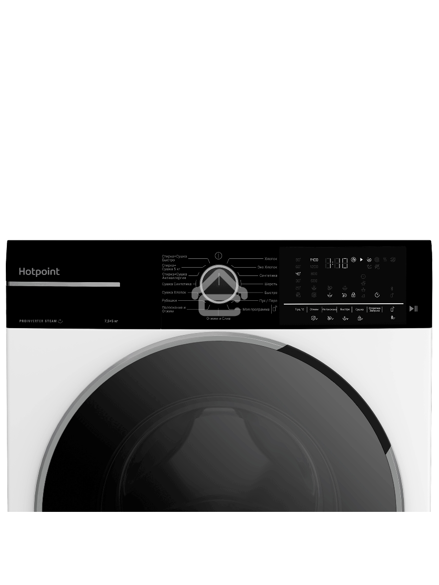 Стиральная машина с сушкой Hotpoint WDSH 75549 VBX белый, 7,5 кг