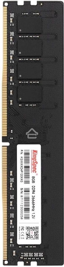 Оперативная память KingSpec, DDR4, 8GB (1x8GB), 2666MHz, CL18, DIMM