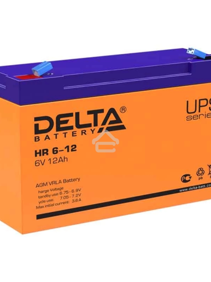 Батарея Delta HR 6-12 (6V, 12Ah)