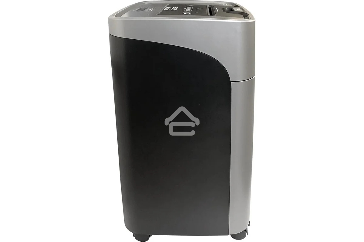 Шредер Office Kit SA375 серый/черный с автоподачей (секр.P-4) фрагменты 375лист. 42лтр. скрепки скобы пл.карты CD