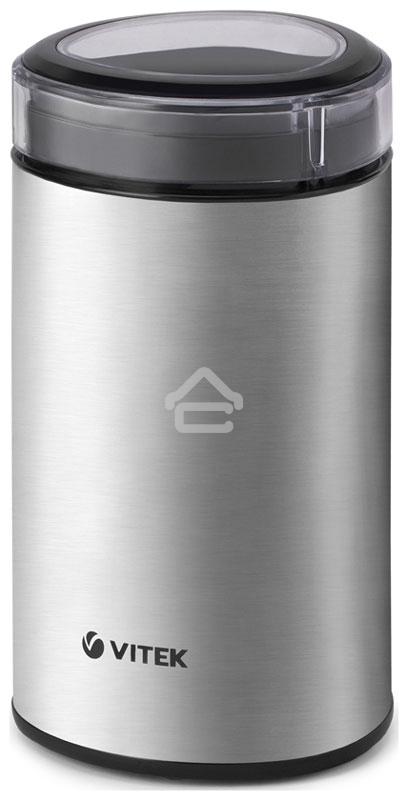 Кофемолка Vitek VT-1546-01 серебристый/ Мощность 200 вт.Вместимость	70 г.Количество степеней помола	1.