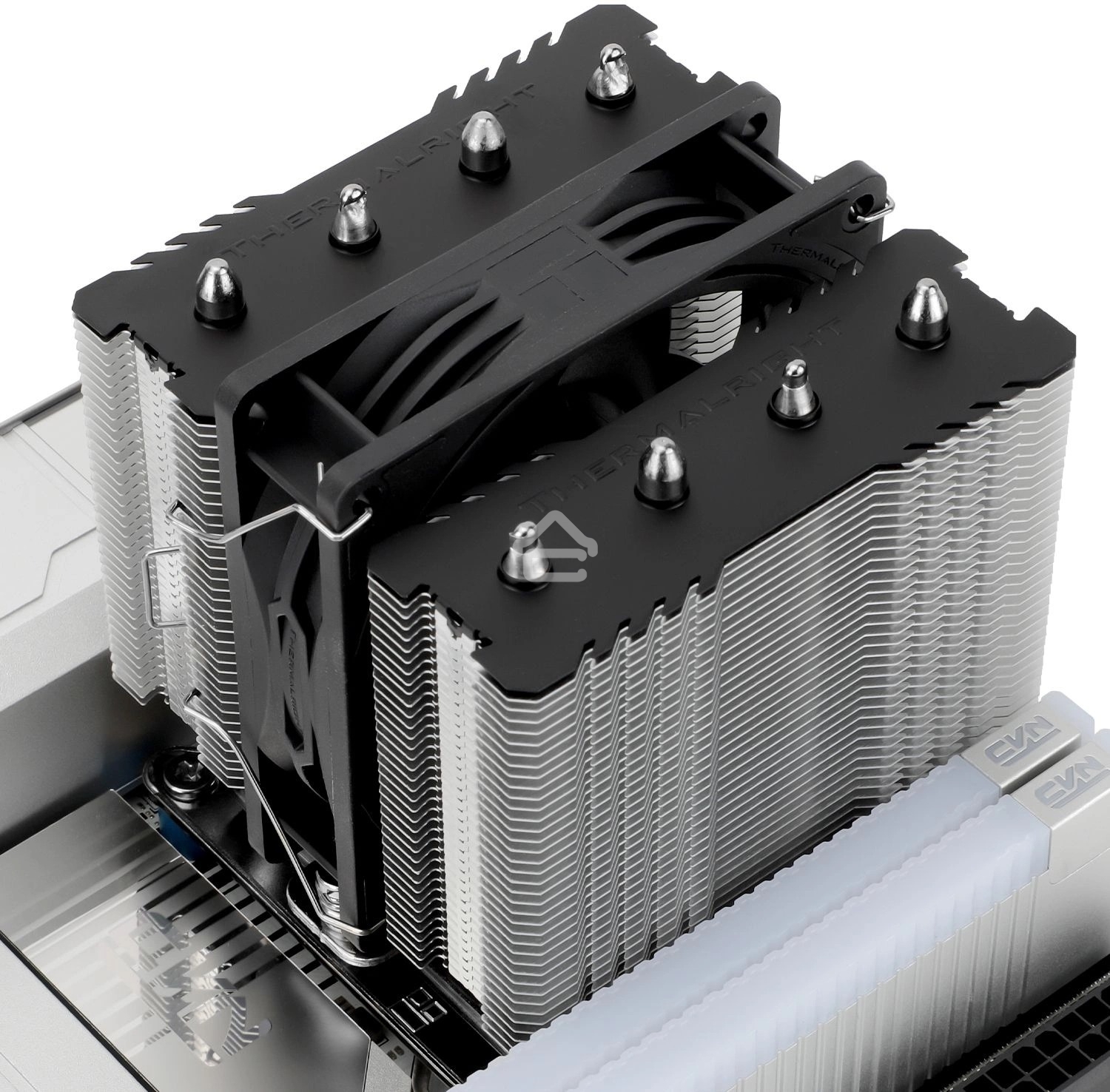 Устройство охлаждения(кулер) Thermalright Peerless Assassin 90 SE Soc-AM5/AM4/1151/1200/1700 серебристый 4-pin 23.85dB Al+Cu Ret (PA90-SE)