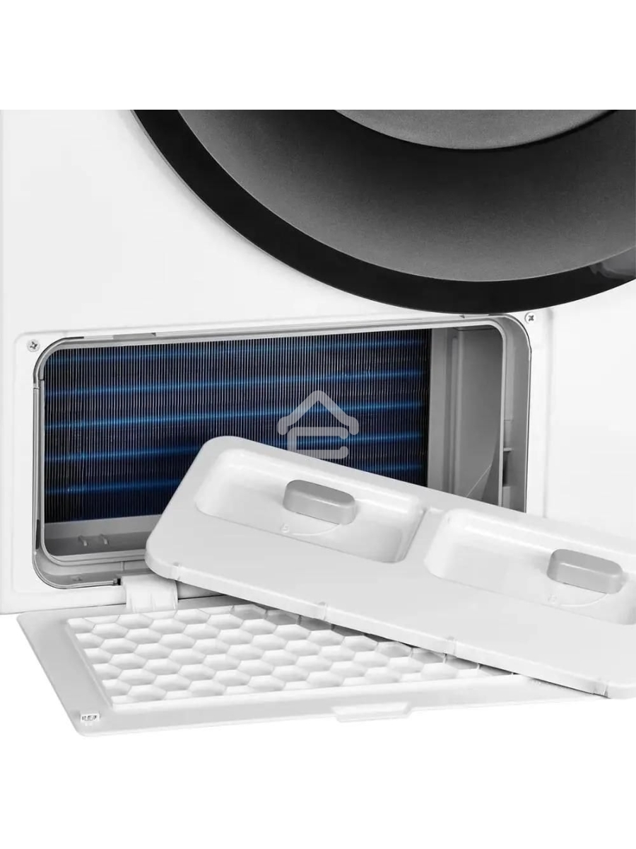 Сушильная машина Kuppersberg DM 610 W белый, 9 кг, сушка - тепловой насос, программ - 14, 59.5 x 85 x 68.5 см