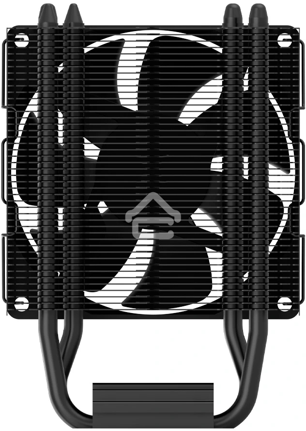 Кулер ZALMAN CNPS4X BLACK V2, 92мм FAN, 3 HEAT PIPES, 4-PIN PWM, 800-2000 RPM, 29DBA, HYDRO BEARING, LGA1851/1700, AM5/AM4, screw type installation