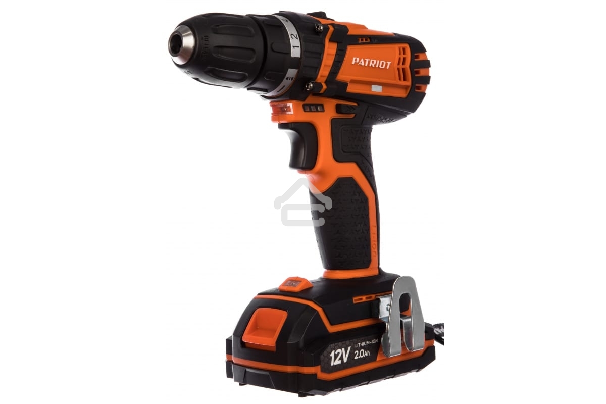 Дрель-шуруповерт аккумуляторная Patriot BR 111ES, Аккумуляторная, 12В, 2 АКБ, Кейс