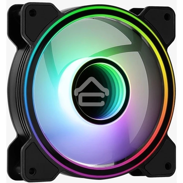 Вентилятор для корпуса Aerocool / Formula Mirage 12 ARGB черный, 120 мм, 1300 об/мин, 17.8 дБ, 6 pin