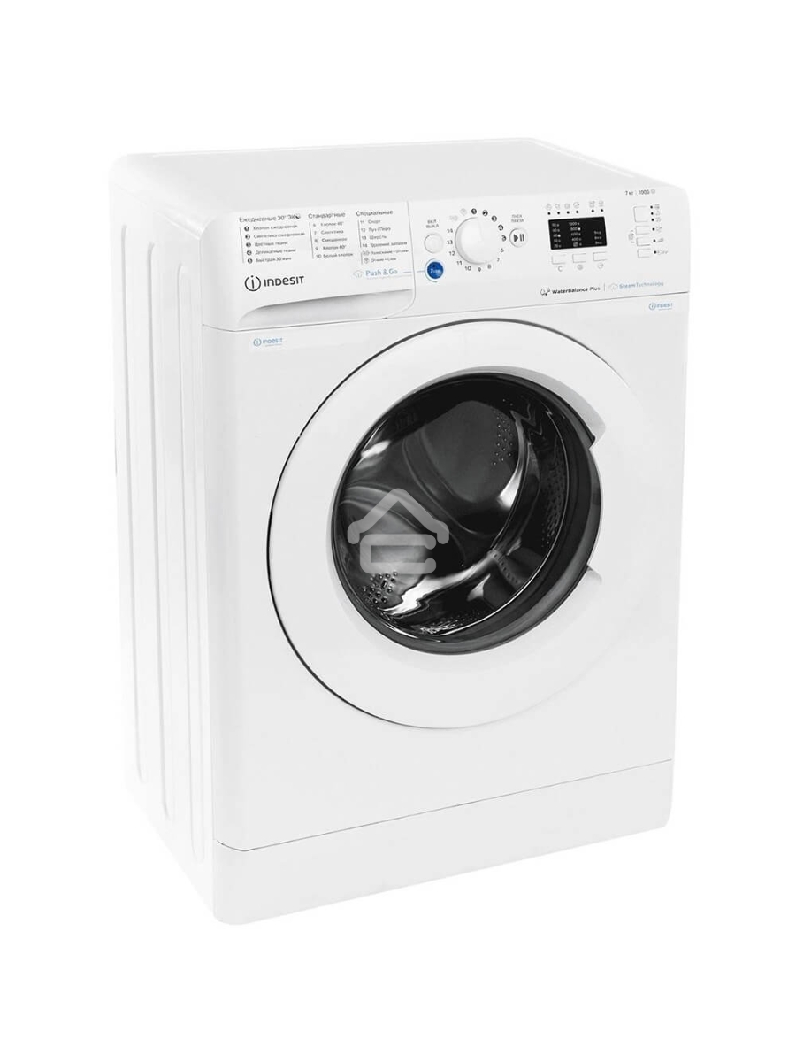 Стиральная машина Indesit BWSA 7109 WWV белый, загрузка фронтальная 7 кг, 1000 об/мин, класс: A