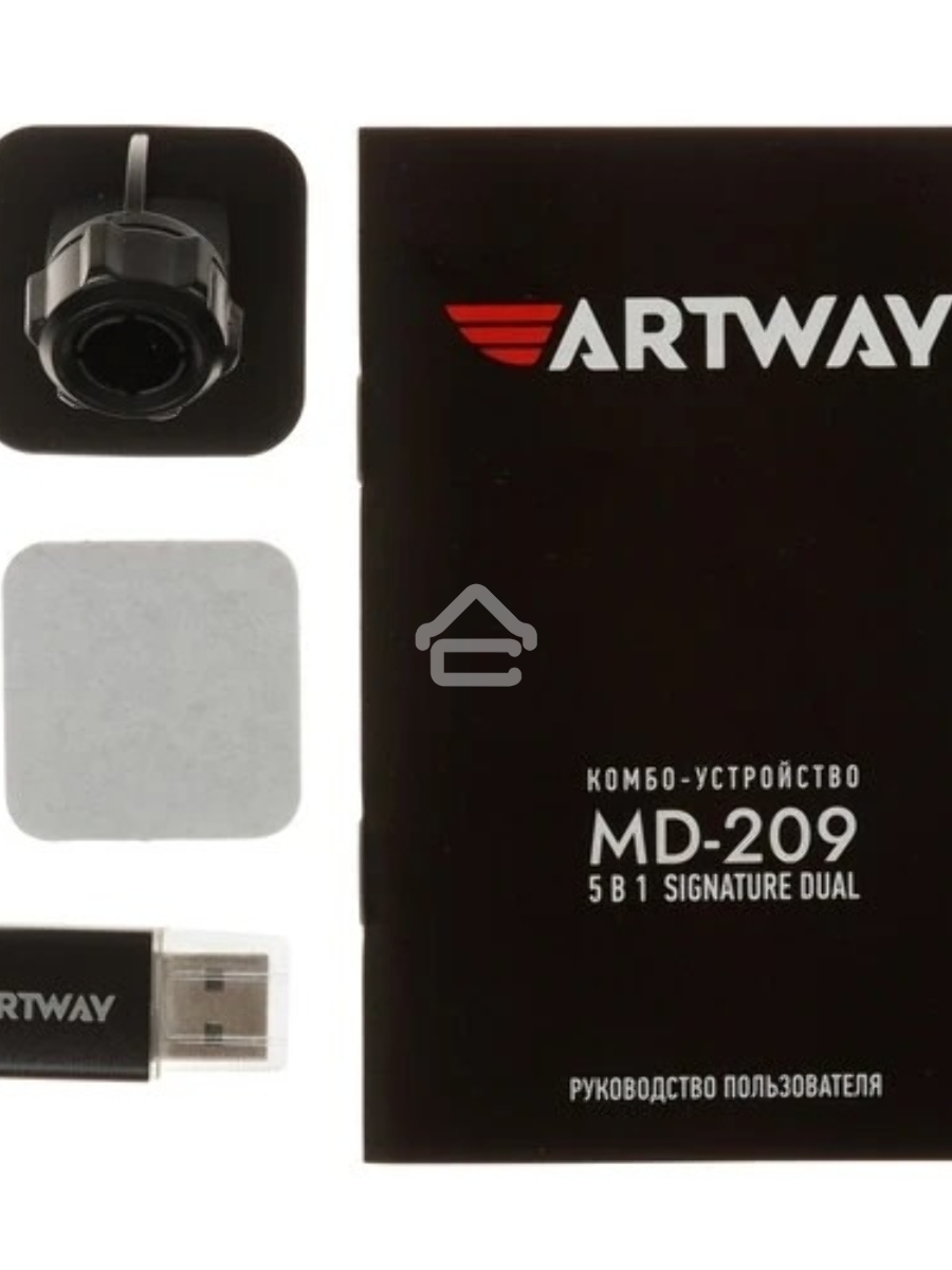 Видеорегистратор с радар-детектором Artway Combo MD-209 GPS черный