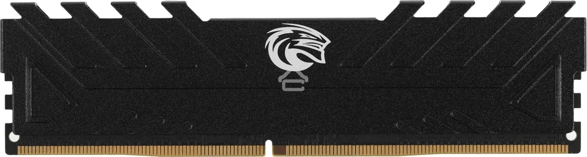 Оперативная память KingSpec, DDR4, 8GB (1x8GB), 3200MHz, CL19, DIMM, радиатор, черный