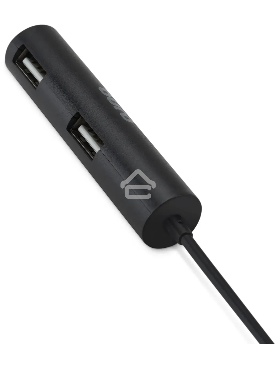 Разветвитель USB 2.0 Buro BU-HUB4-0.5R-U2.0 4порт. черный