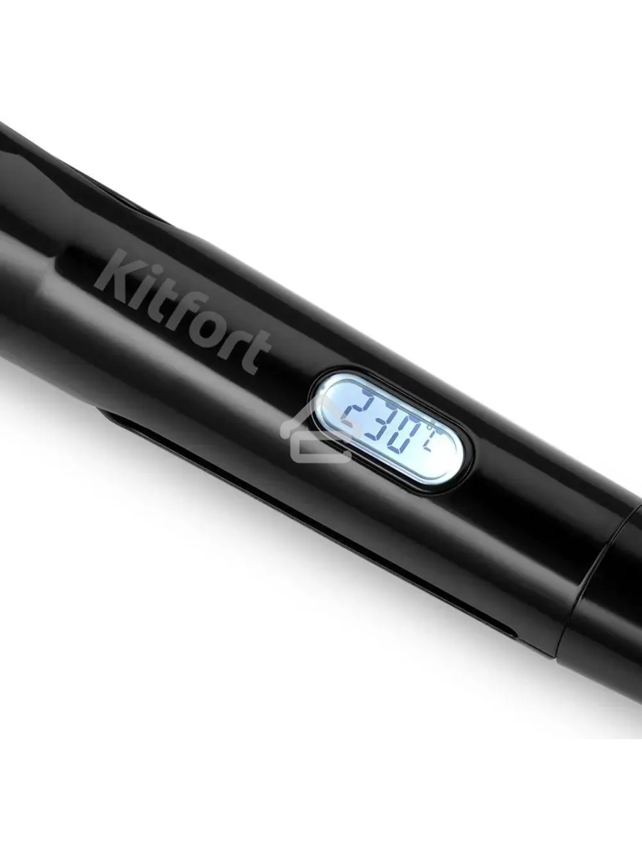 Выпрямитель Kitfort КТ-3225 45Вт черный макс.темп.:230С покрытие:керамическое
