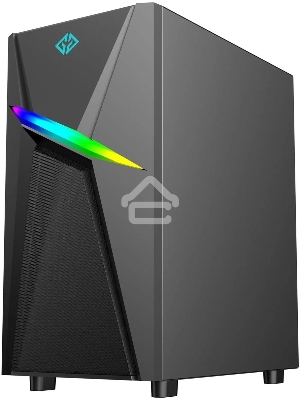 Компьютер IRU Corp 715 TWR i5 12600K (3.7) 16Gb SSD1Tb RTX4060 8Gb Free DOS GbitEth 650W черный (2068590)
