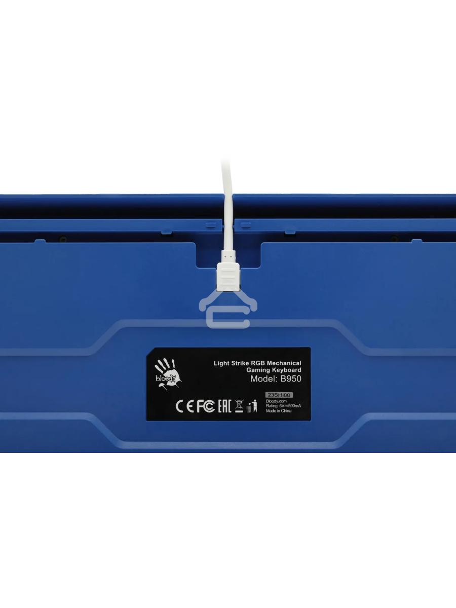 Клавиатура A4Tech Bloody B950 проводная USB синий/белый
