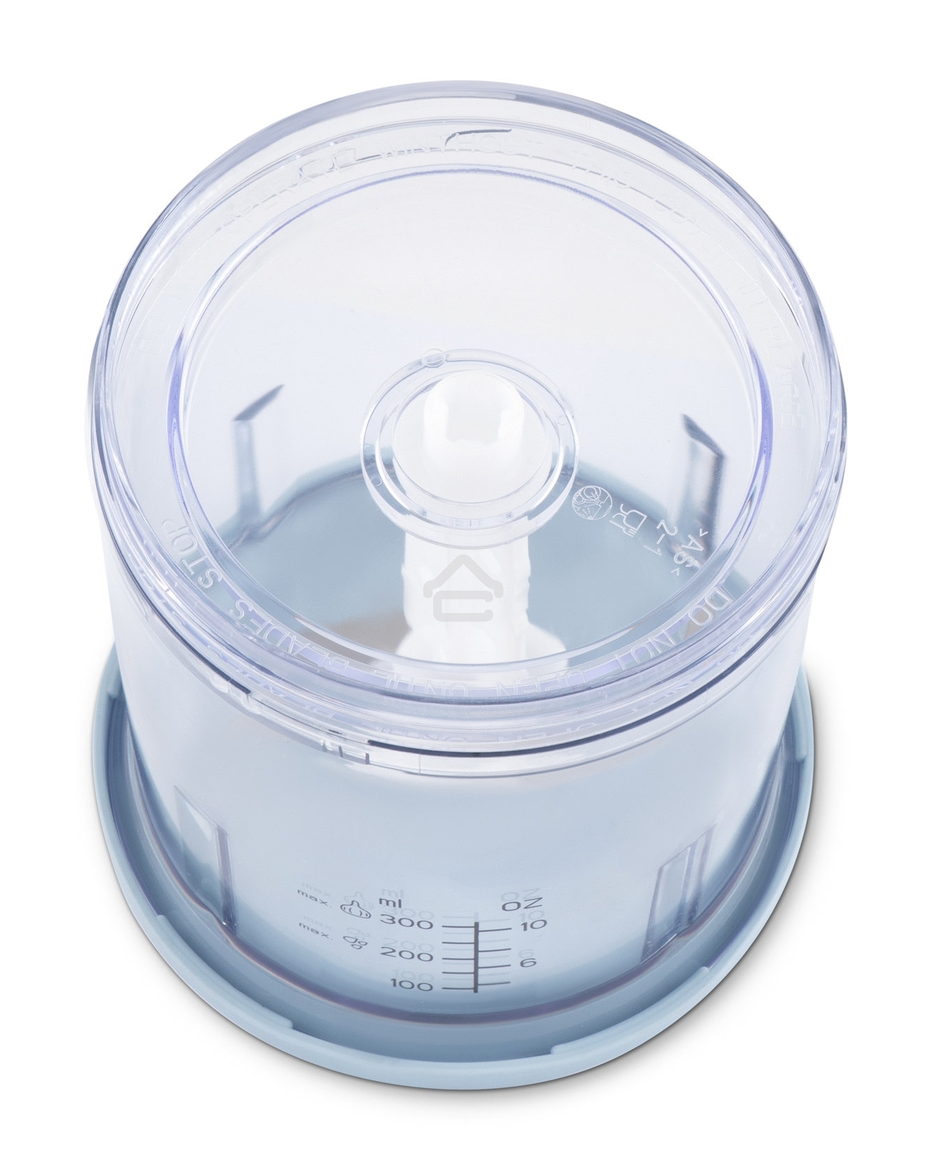 Измельчитель электрический Hyundai HYC-P3138 0.8л. 300Вт голубой/белый