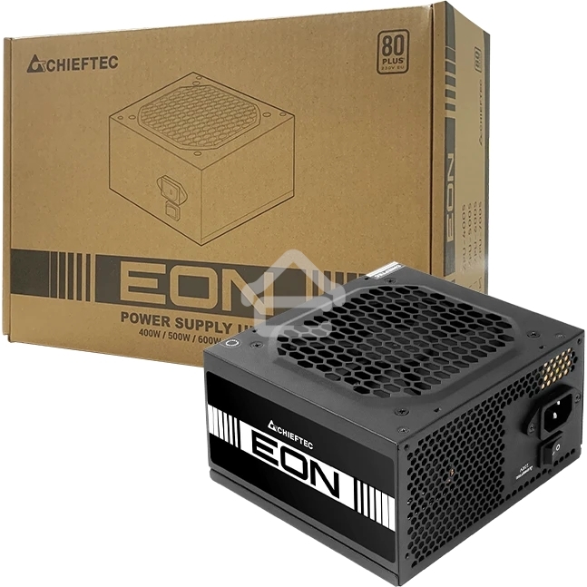 Блок питания Chieftec Eon ZPU-400S, 400Вт, 80 PLUS, 120мм, черный