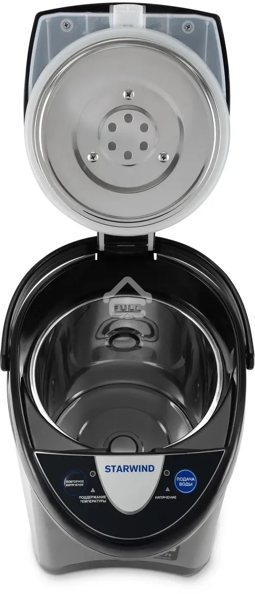 Термопот Starwind STP3822 3.8 л, 800 Вт, серебристый/черный