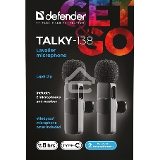 Петличный микрофон Defender Talky-138 wrls