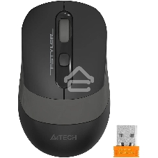 Мышь беспроводная A4Tech Fstyler FG10S черный/серый, 2000 dpi, радиоканал, USB, кнопки - 4