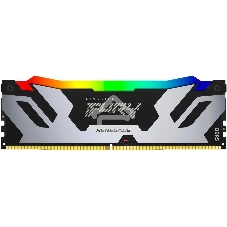 Оперативная память Kingston Fury Renegade, DDR5, 48Gb (1x48Gb), 6000MHz, CL32, DIMM, с радиатором, RGB, cеребристый/черный