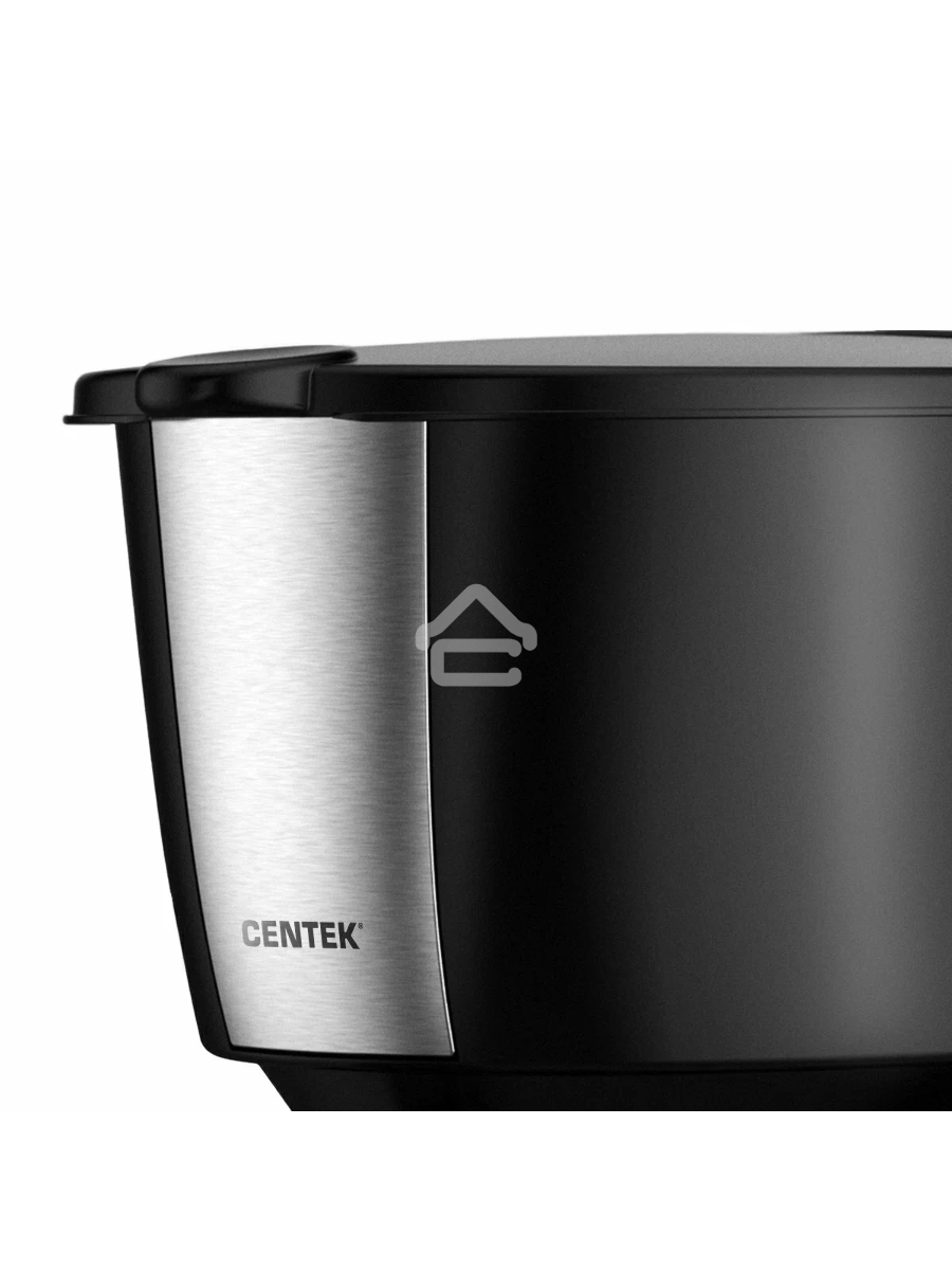 Кофеварка капельная Centek CT-1149 черный/сталь, исп. кофе - молотый, 1.2 л, 980 Вт.