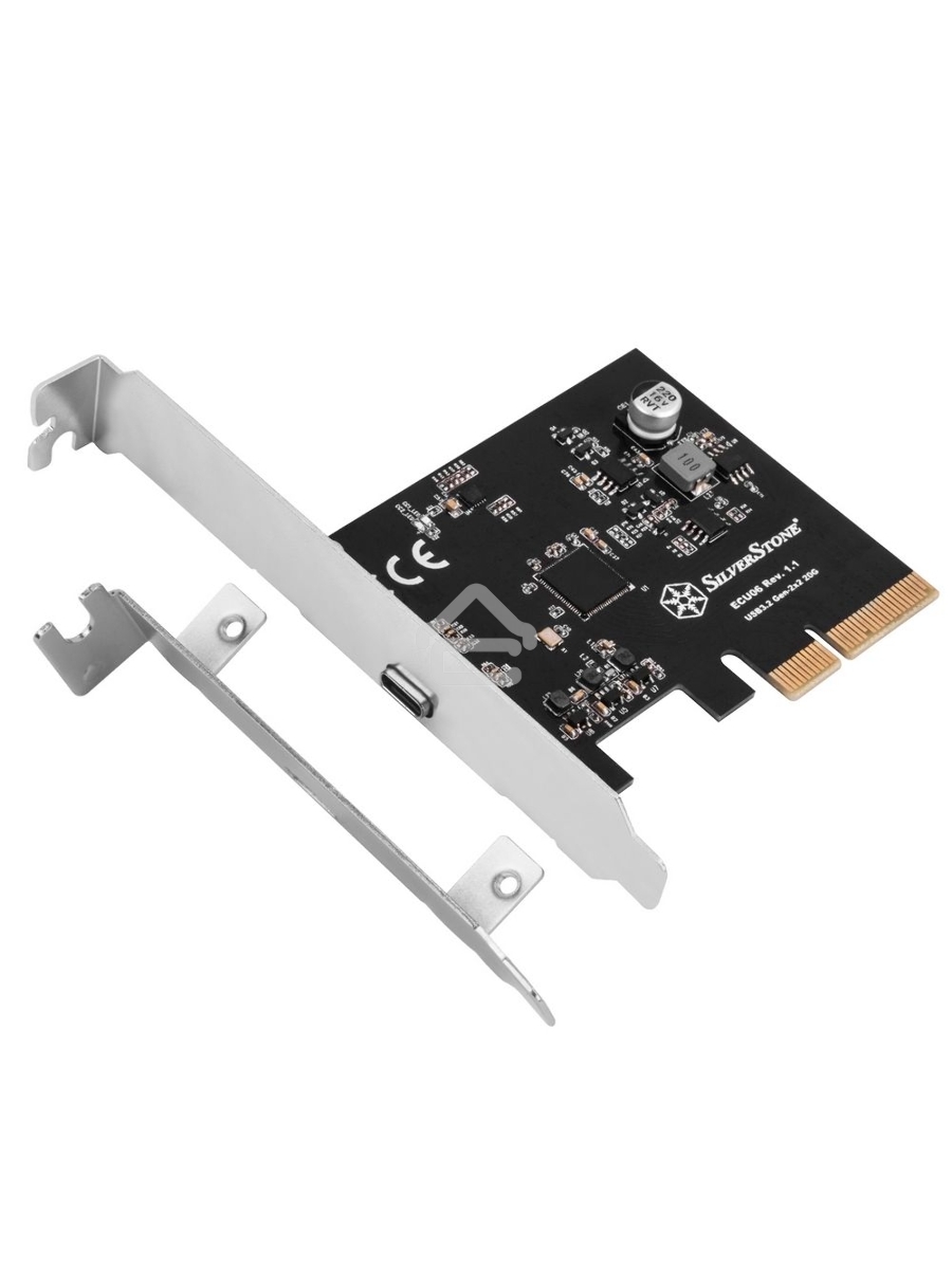 Контроллер Silverstone G56ECU060000010 SuperSpeed USB 20Gbps / USB-C 3.2 Gen 2x2 PCIe expansion card