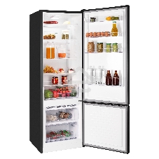 Холодильник Nordfrost NRB 124 B черный, двухкамерный 238/70 л морозилка снизу