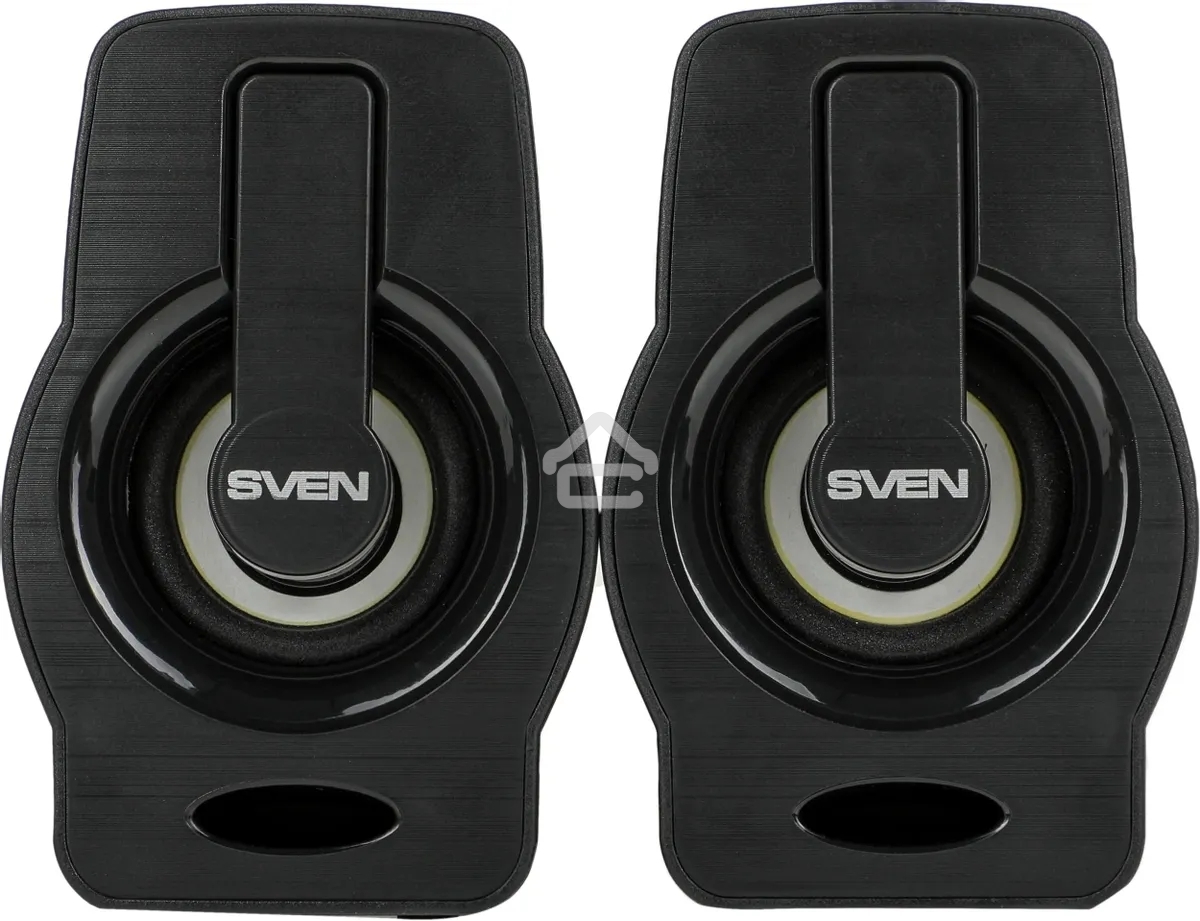 Колонки чёрные Sven 255 (2x3W, RGB подсветка, USB)
