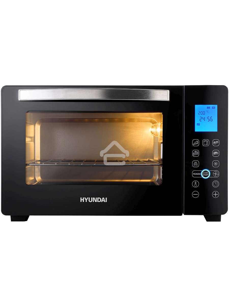 Мини-печь Hyundai MIO-HY096 28л. 1600Вт черный