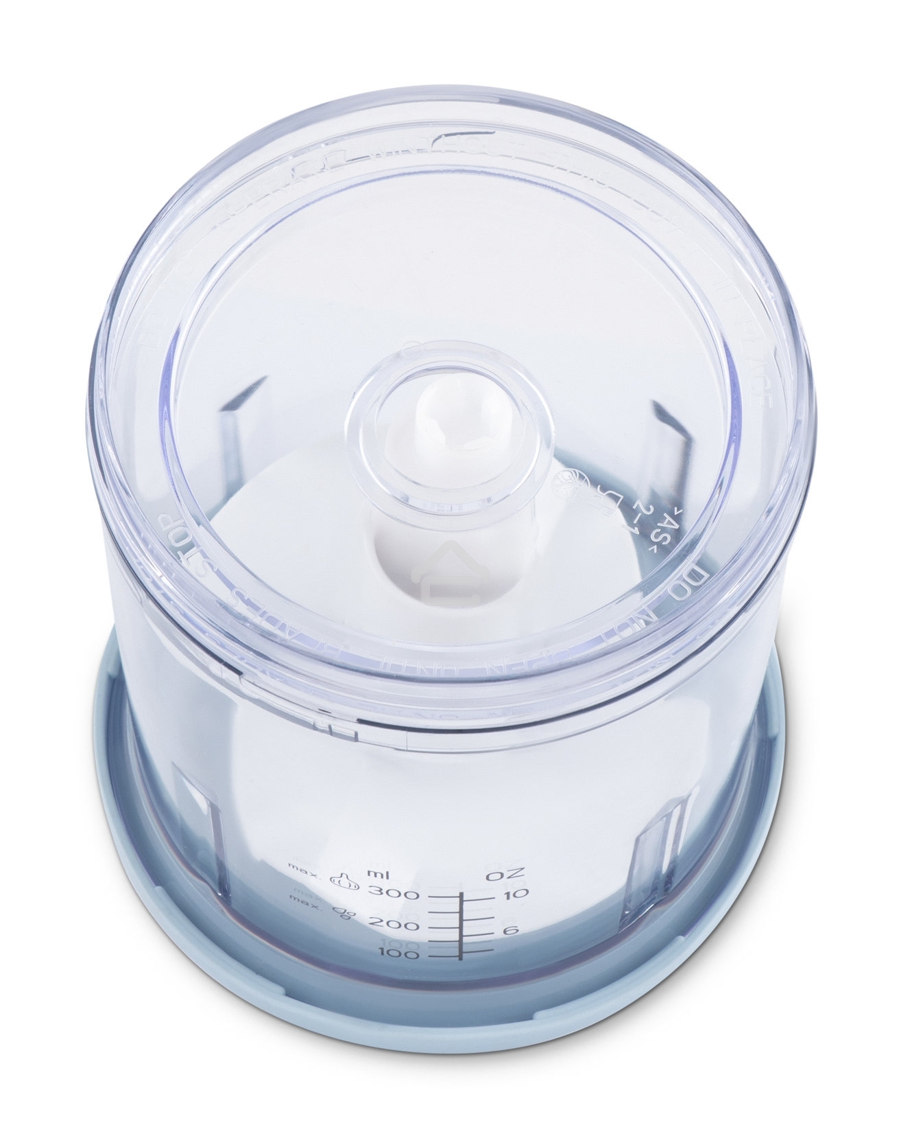 Измельчитель электрический Hyundai HYC-P3138 0.8л. 300Вт голубой/белый