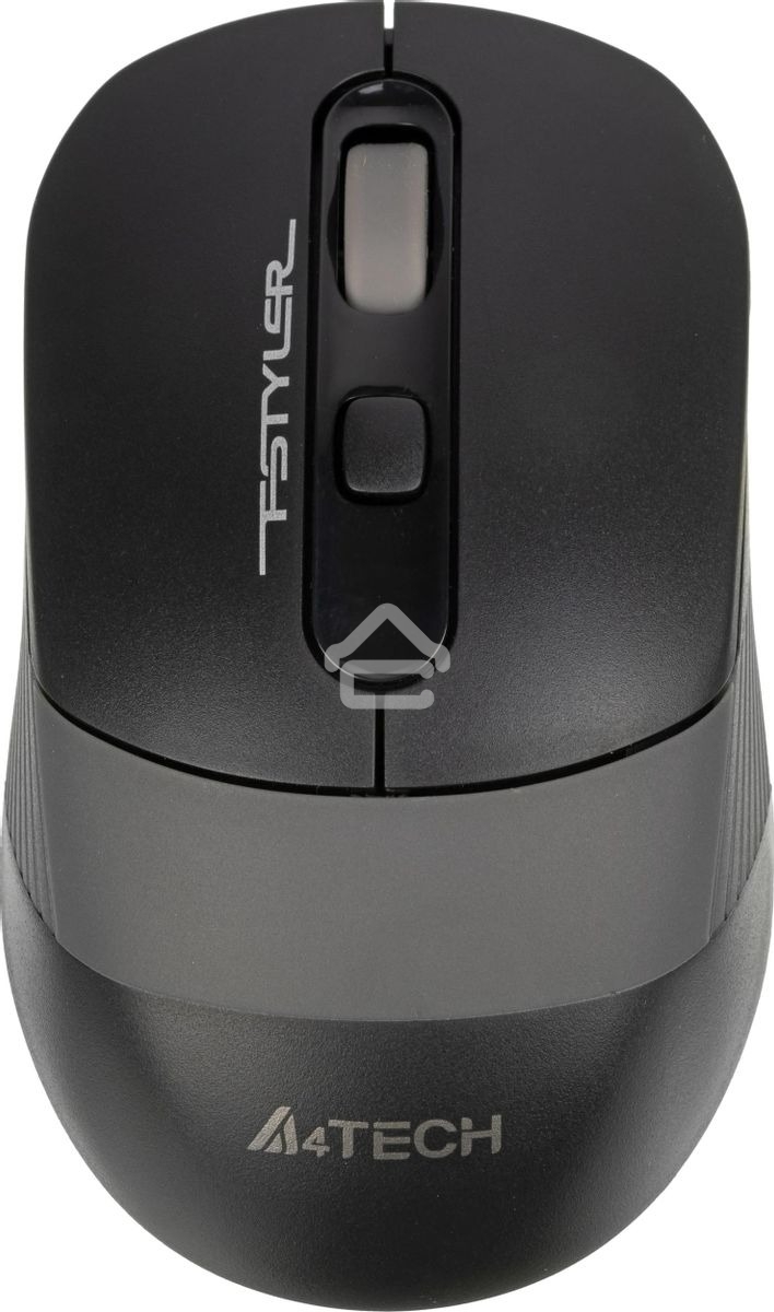 Мышь беспроводная A4Tech Fstyler FG10S черный/серый, 2000 dpi, радиоканал, USB, кнопки - 4