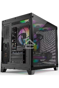 Компьютерный корпус AeroCool / Formula Crystal Z5 черный без БП mATX 1x120mm 2xUSB2.0 1xUSB3.0 audio bott PSU