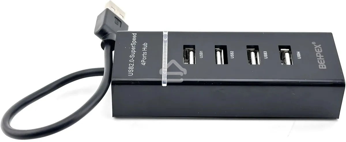 Разветвитель USB 2.0 BPH-920 4порт. черный